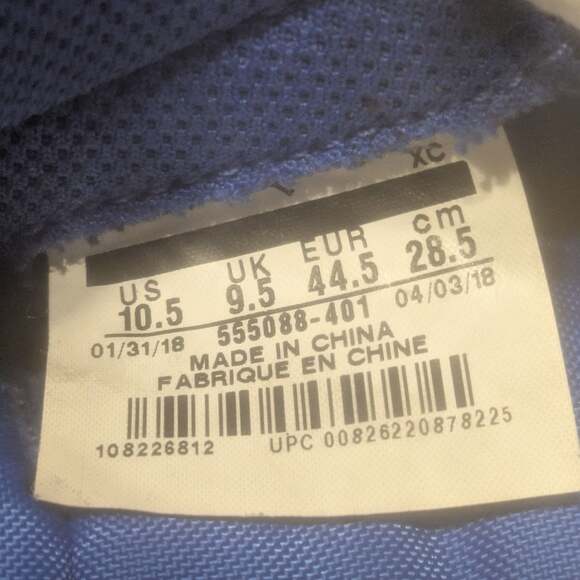 Nike Air Jordan 1 Retro High “Hyper Royal” 555088-401 Men's Size 10.5 *PREOWNED* - Picture 11 of 16